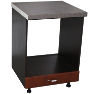 Corp pentru cuptor incorporabil cu sertar Zebra, Wenge/MDF Cedru, cu blat beton, 60 x 85 x 60 cm Corp pentru cuptor incorporabil cu sertar Zebra, Wenge/MDF Cedru, cu blat beton, 60 x 85 x 60 cm